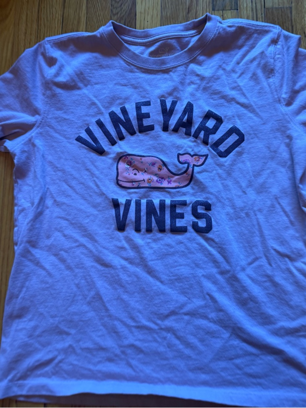 Vineyard Vines Light Pink Whale Logo Tee